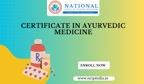 Certificate In Ayurvedic Medicine